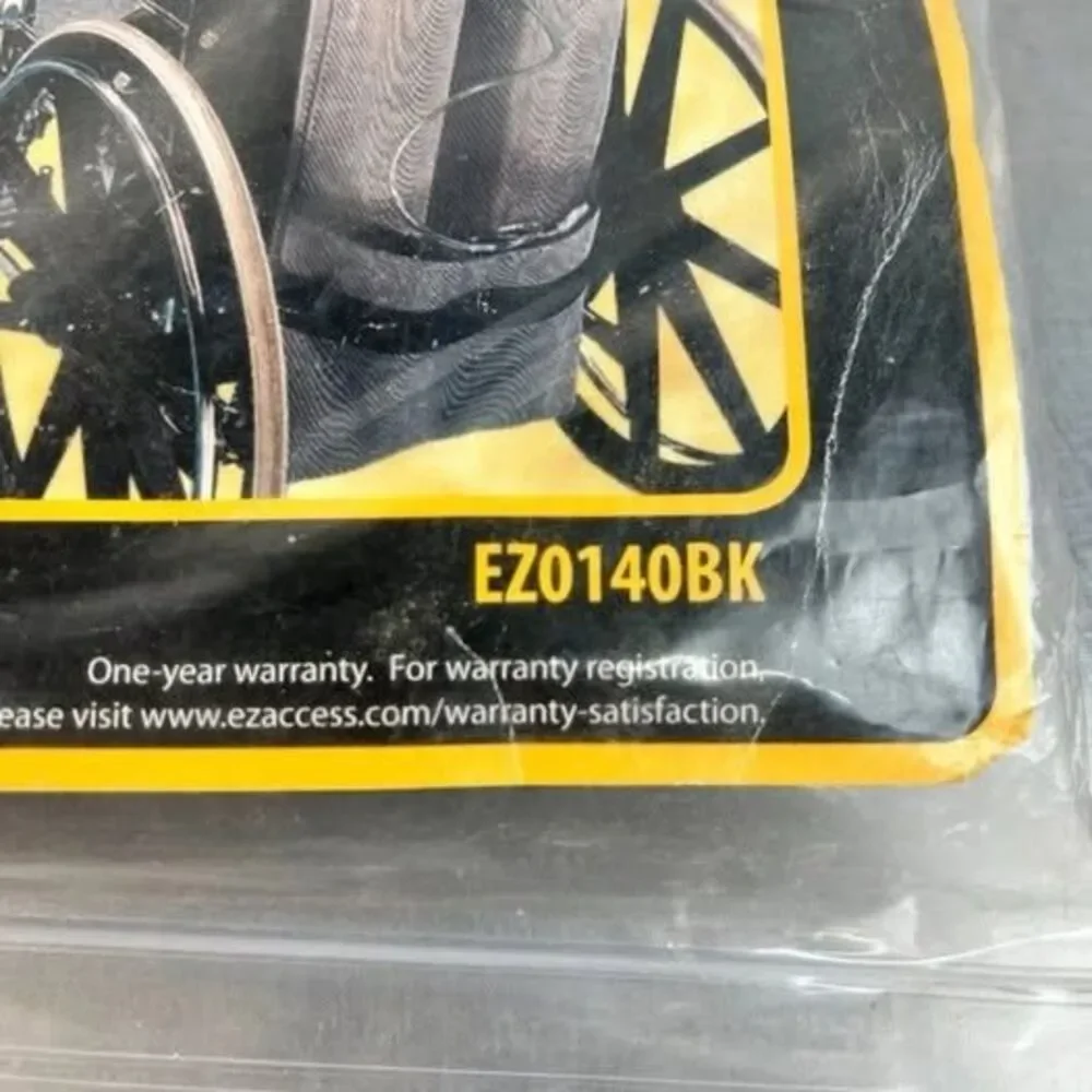 EZ-Accessories EZ0140BK Dual Wheelchair Oxygen Pocket CarryON! D & E Cylinders